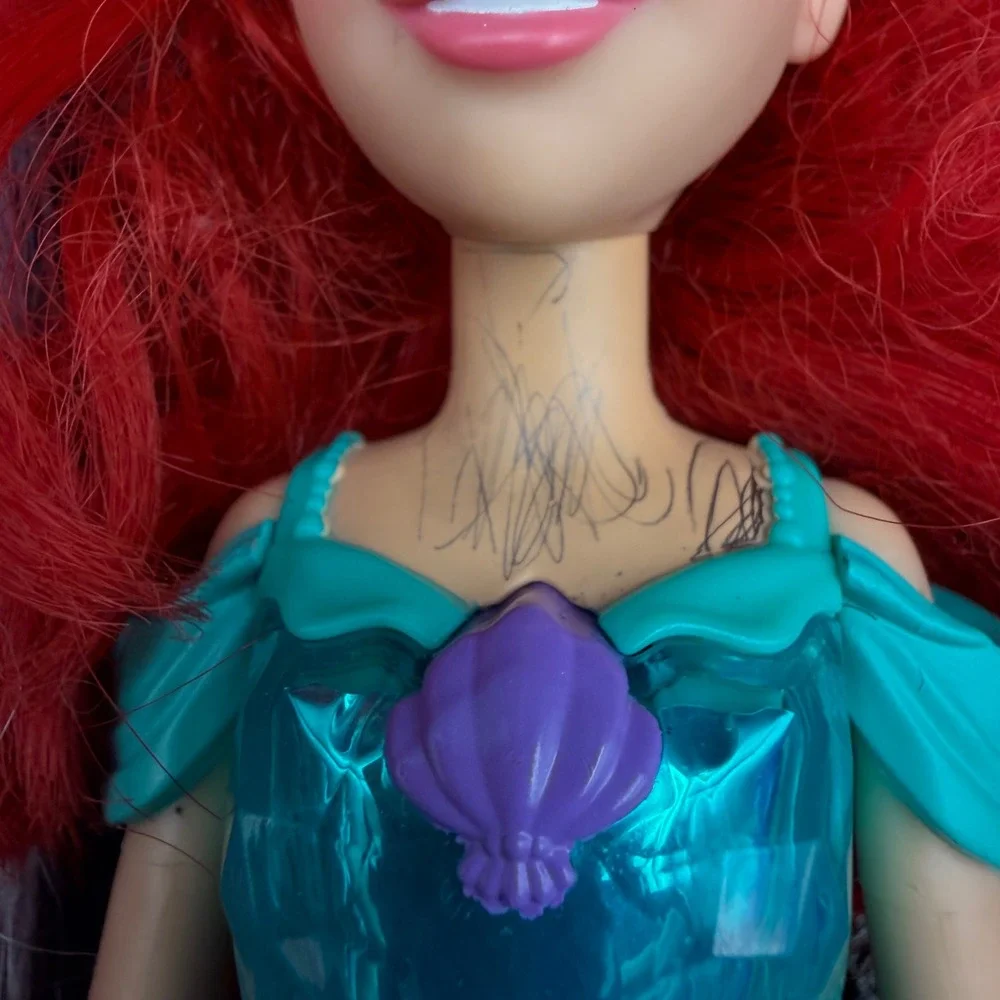 Barbie Ariel Sparkle Girlz Doll Lot Mattel Hasbro Zuru 3 Dolls Dog Accessory